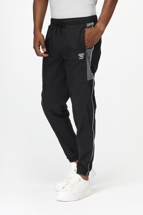Regular Fit Sports Pants Black - Image 3