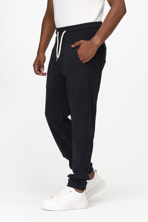 Relax Fit Sweat Pants Dark Blue - Image 3