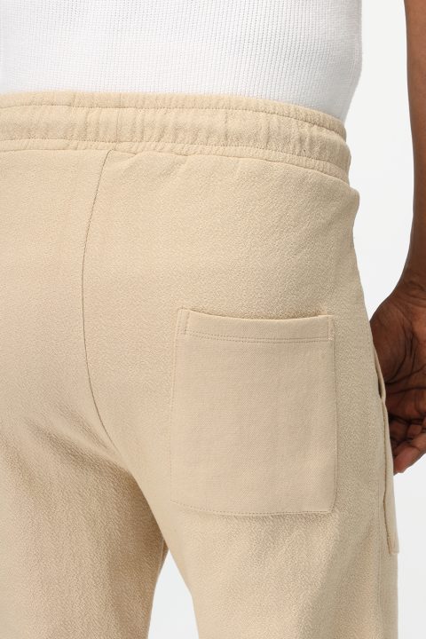 Relax Fit Sweat Pants Beige - Image 4