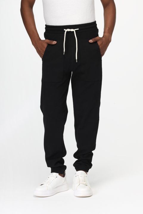 Relax Fit Sweat Pants Black