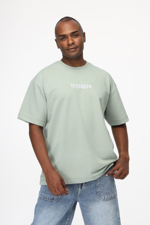 Over Size T-Shirt Green - Image 3