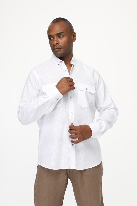 Regular Fit Shirt White - Image 3