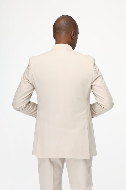Slim Fit Suit Beige - Image 5