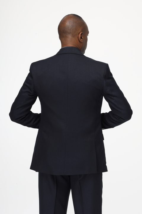 Slim Fit Suit Dark Blue - Image 5