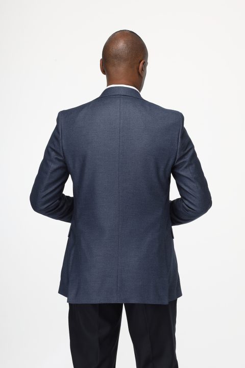 Slim Straight Fit Suit Dark Blue - Image 5