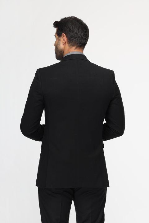 Slim Fit Suit Black - Image 6
