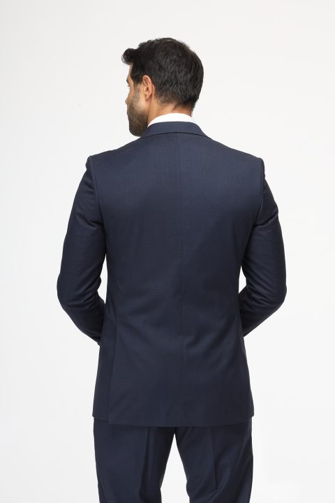 Slim Fit Suit Dark Blue - Image 5
