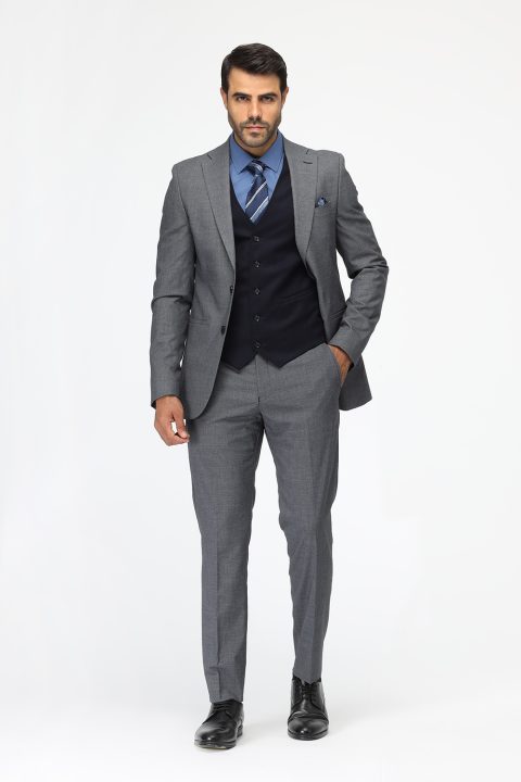 Slim Fit Suit Blue