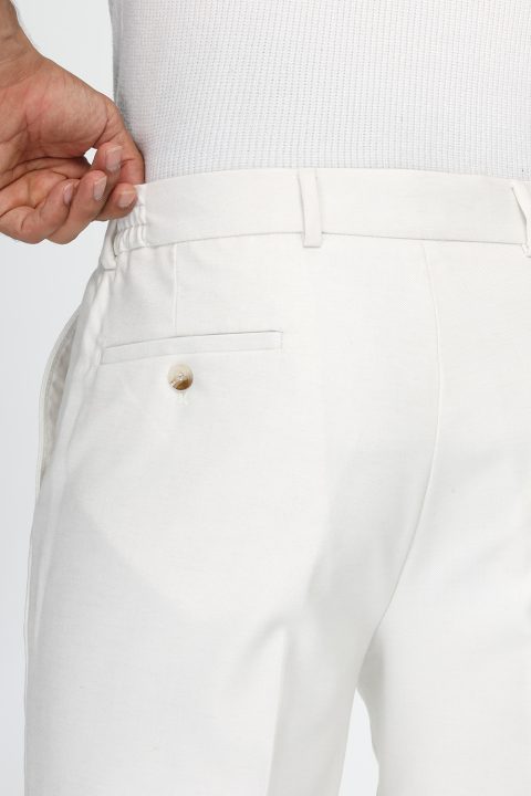 Regular Fit Classic Pants Beige - Image 4