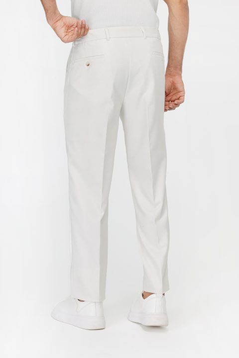 Regular Fit Classic Pants Beige - Image 5