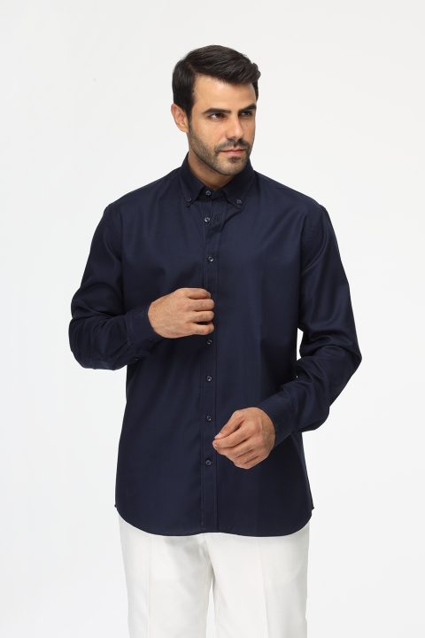 Regular Fit Shirt Dark Blue