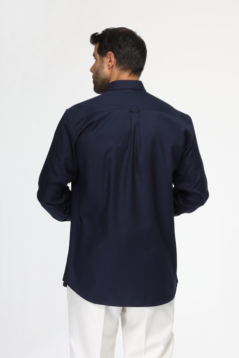 Regular Fit Shirt Dark Blue - Image 3