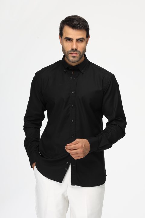 Regular Fit Shirt Black - Image 3