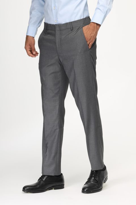 Regular Fit Classic Pants Gray - Image 3