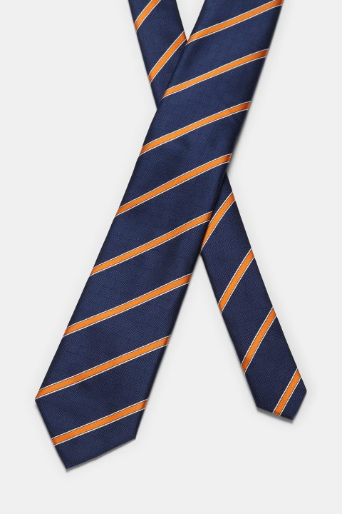 Stripe Tie 7 cm Dark Blue - Image 2