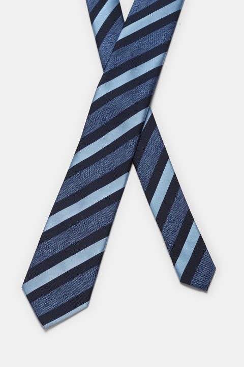 Stripe Tie 7 cm Dark Blue - Image 2