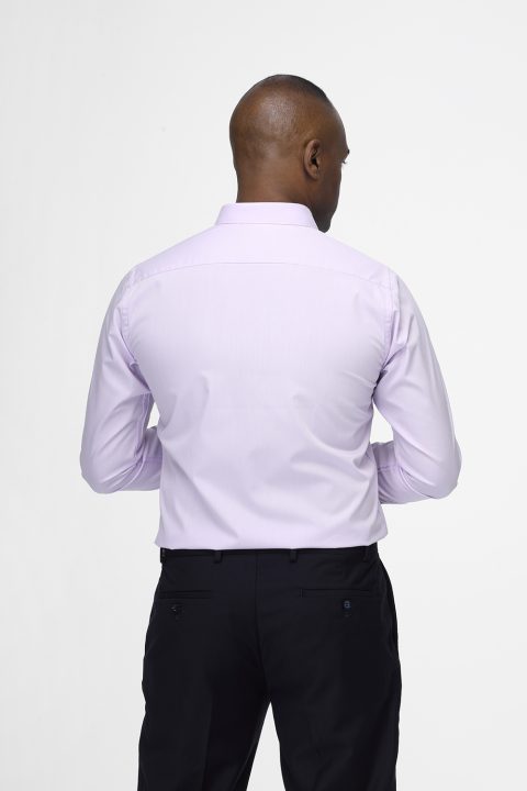Classic Shirt Slim fit Light Purple - Image 4