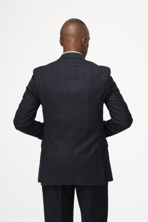 Slim Straight Fit Suit Dark Blue - Image 5