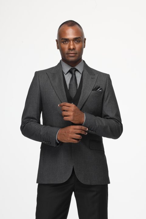Slim Fit Suit Gray - Image 4