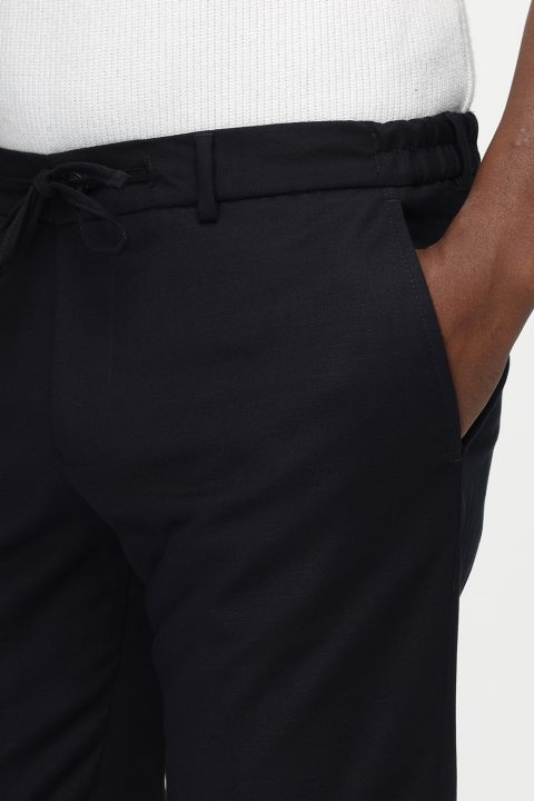 Slim Fit Classic Pants Dark Blue - Image 4