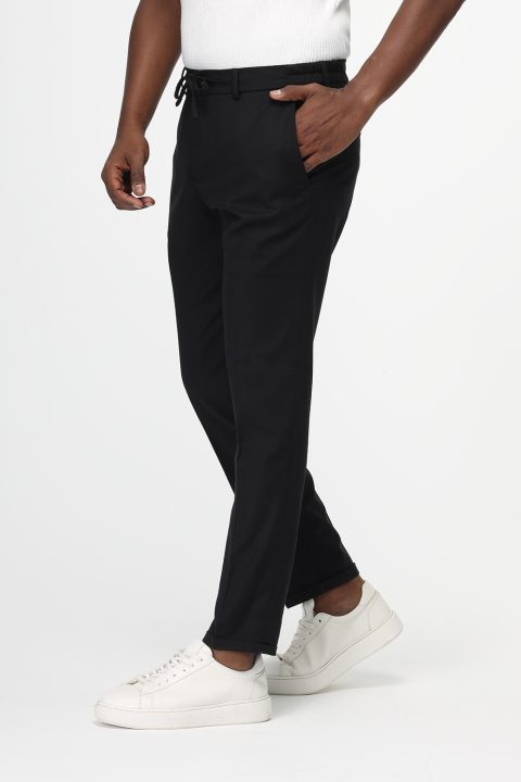 Slim Fit Classic Pants Black - Image 3