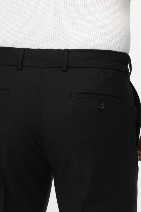 Slim Fit Classic Pants Black - Image 5