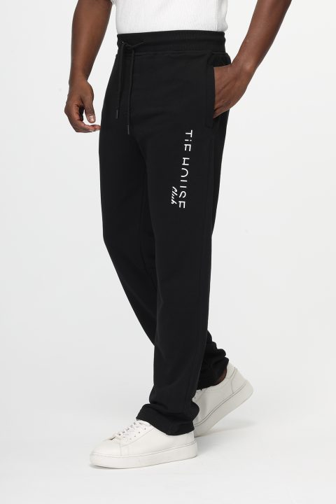 Regular Fit Sweat Pants Black - Image 3