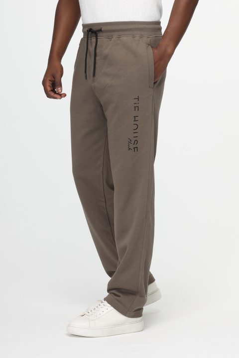 Regular Fit Sweat Pants Brown - Image 3