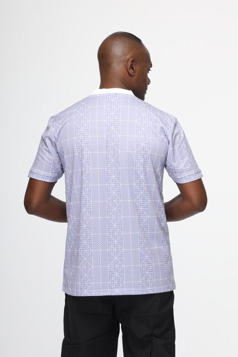 Regular Fit Sports T-Shirt Light Purple - Image 4