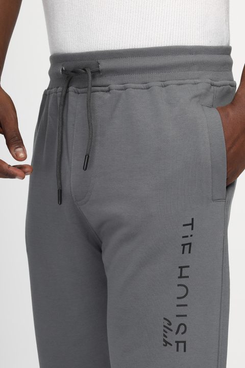 Regular Fit Sweat Pants Gray - Image 4