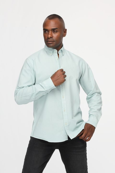New Fit Shirt Light Green - Image 3