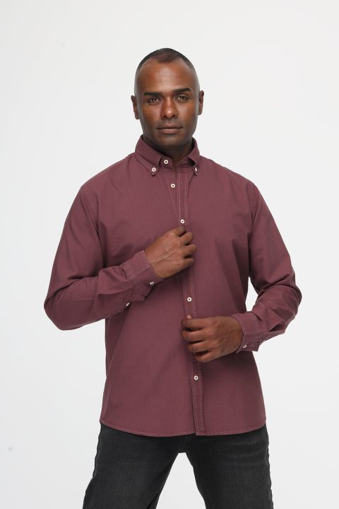 New Fit Shirt Maroon