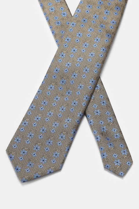 Jacquard Tie 7 cm Gray - Image 2