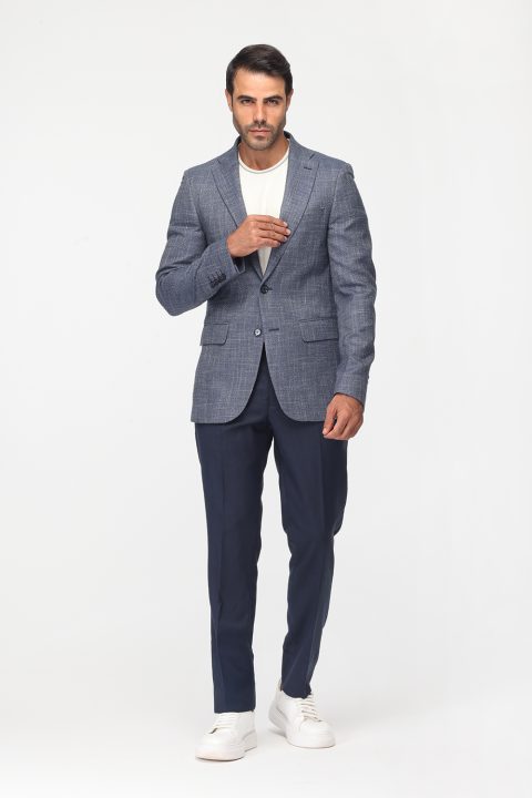 Slim Fit Suit Blue