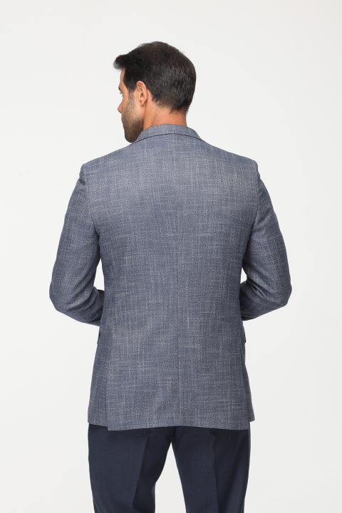 Slim Fit Suit Blue - Image 4