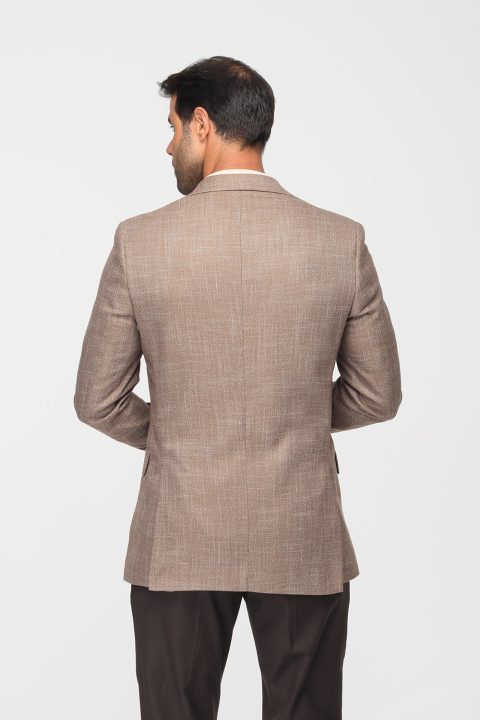 Slim Fit Suit Beige - Image 4