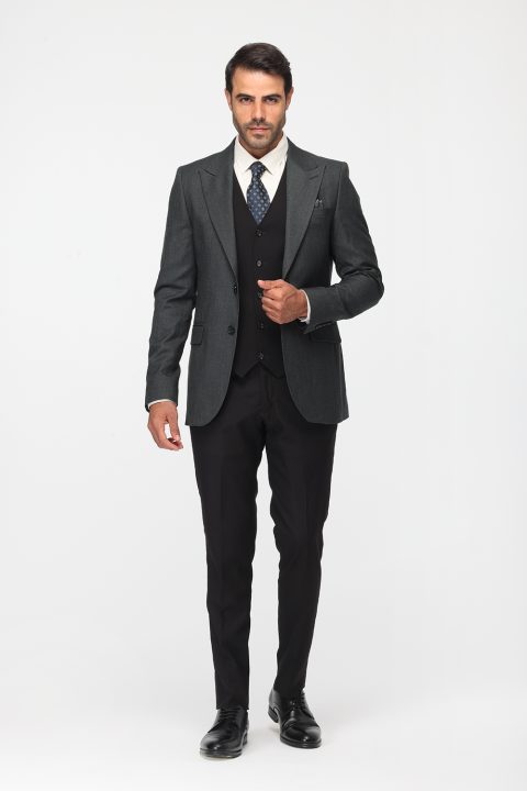 Slim Fit Suit Green