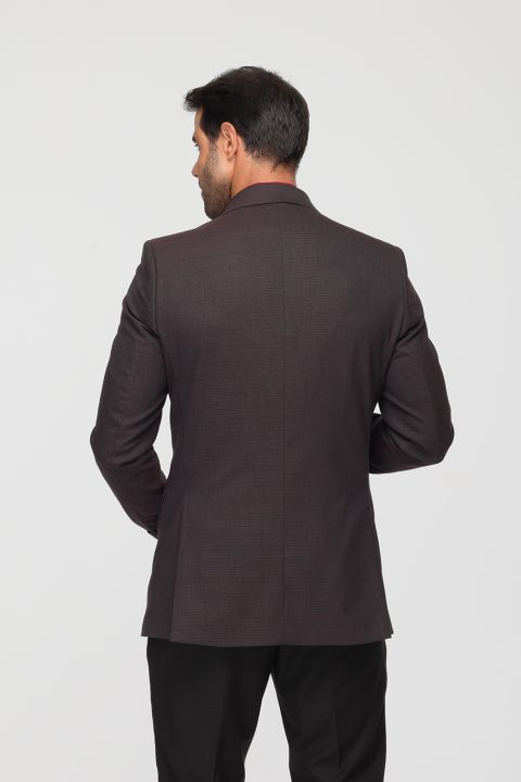 Slim Fit Suit Purple - Image 5