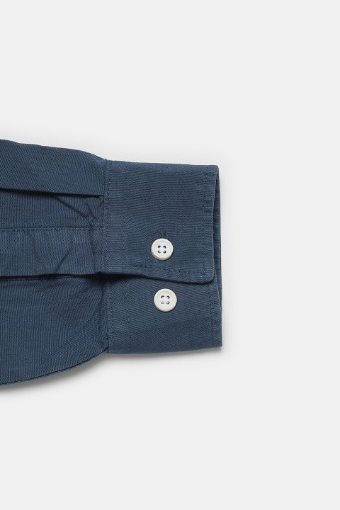 New Fit Shirt Oxford Blue 100% Cotton - Image 3