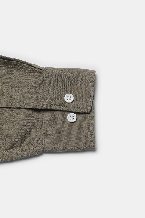 New Fit Shirt Oxford Green 100% Cotton - Image 3