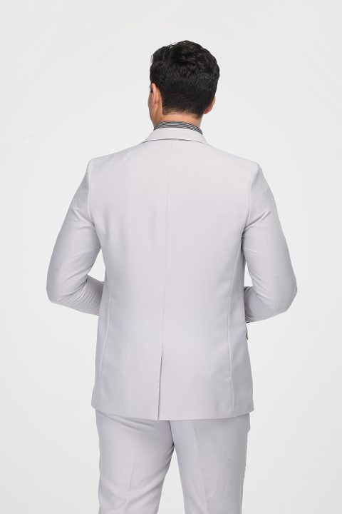 Slim Fit Suit Gray - Image 5