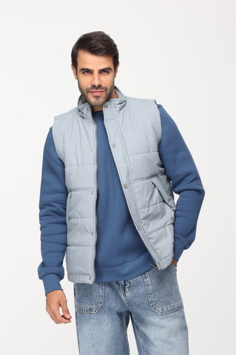 Regular Fit Vest Blue