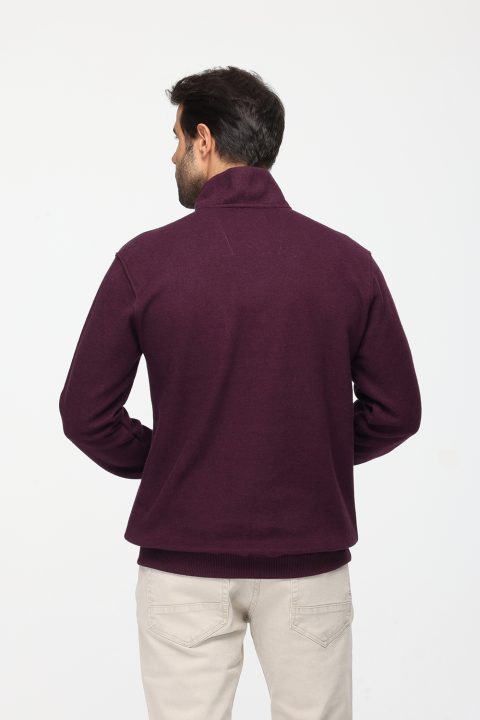 Regular Fit Sweat Shirt Maroon - Image 3