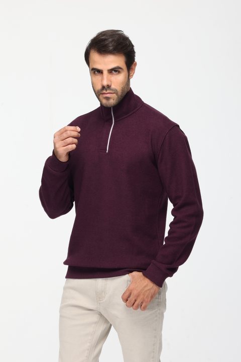 Regular Fit Sweat Shirt Maroon