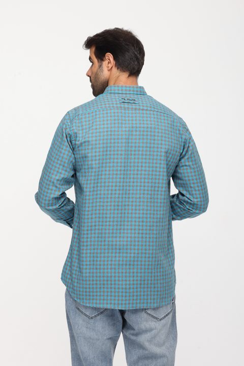 New Fit Shirt Turquoise - Image 3