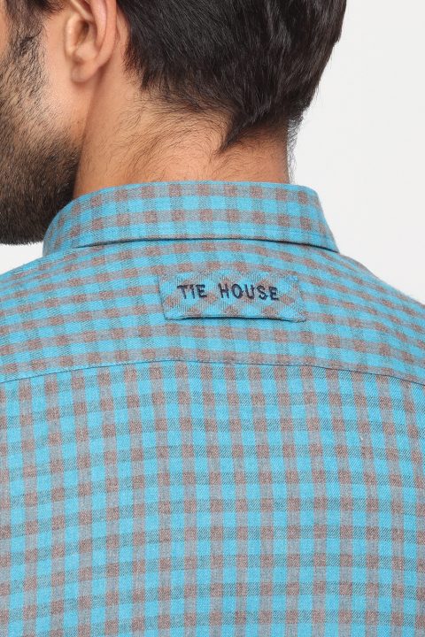 New Fit Shirt Turquoise - Image 4