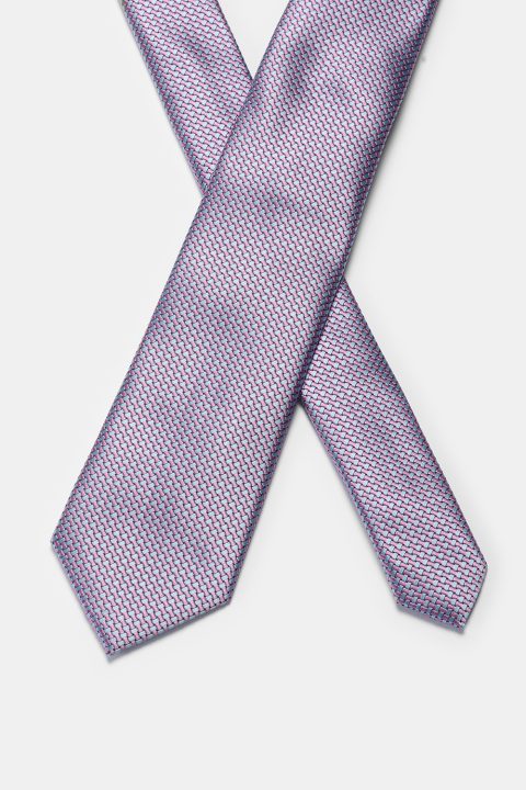 Jacquard Tie 7 cm Light Purple - Image 2