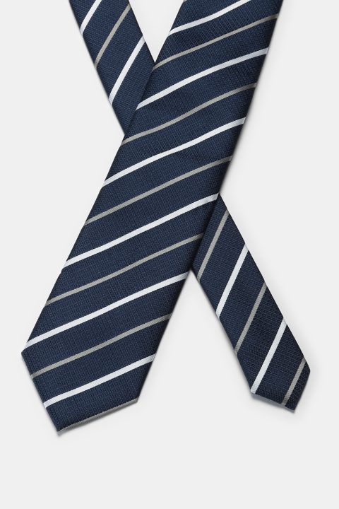 Stripe Tie 7 cm Dark Blue - Image 2
