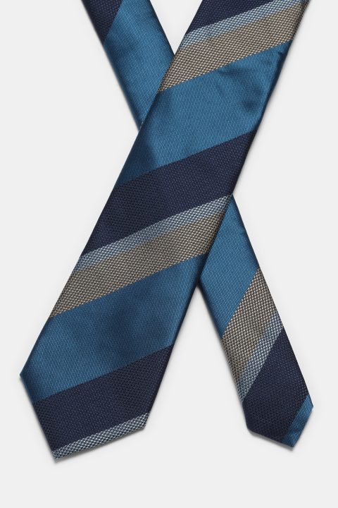Stripe Tie 7 cm Dark Blue - Image 2