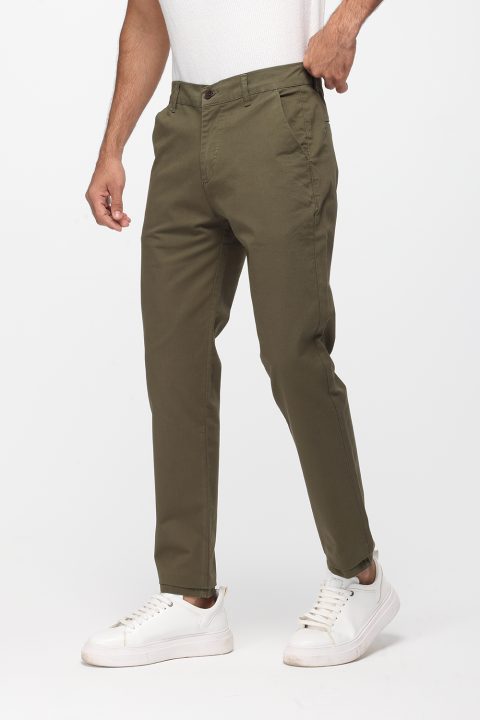 Slim Fit Chino Green - Image 3